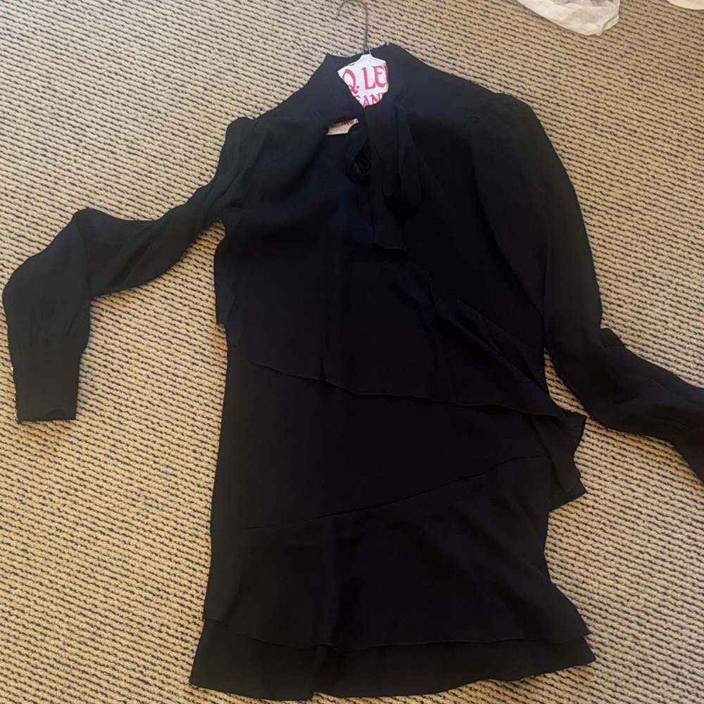 Parker Black Long Sleeve Dress